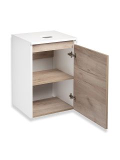 Тумба под раковину Runo  крафт дуб Бари 40 (00-00001372)